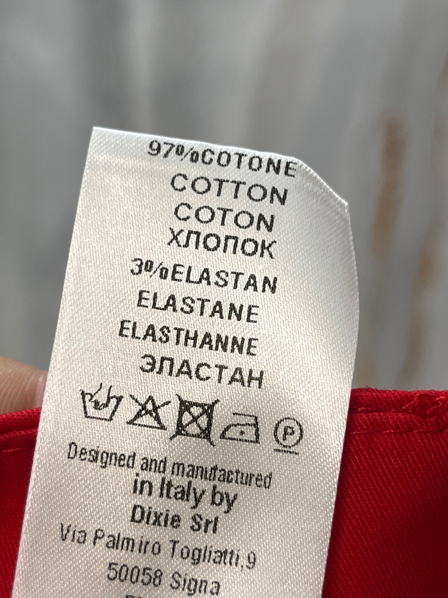 Pantalone DIXIE sartoriale rosso