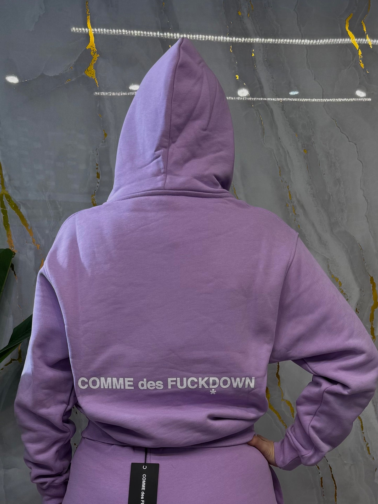 Felpa con stampa panino