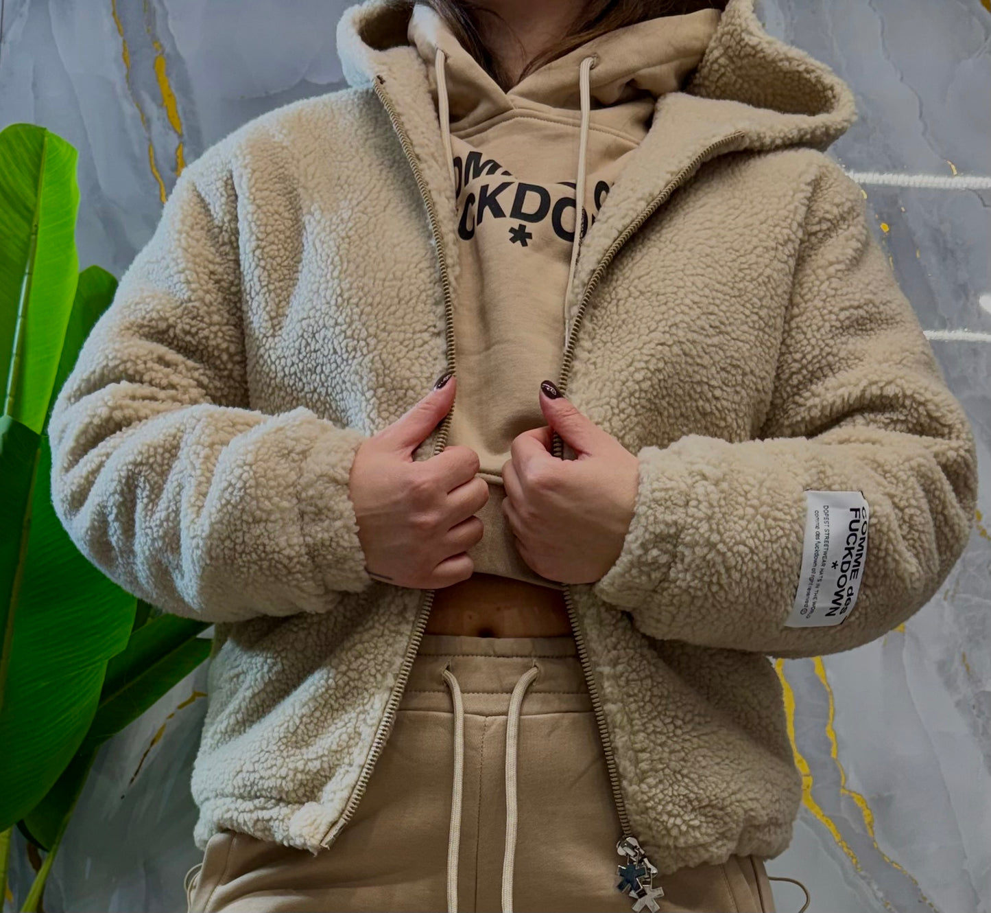Bomber beige COMME des FUCKDOWN