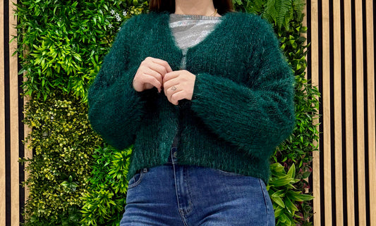 Cardigan verde DIXIE