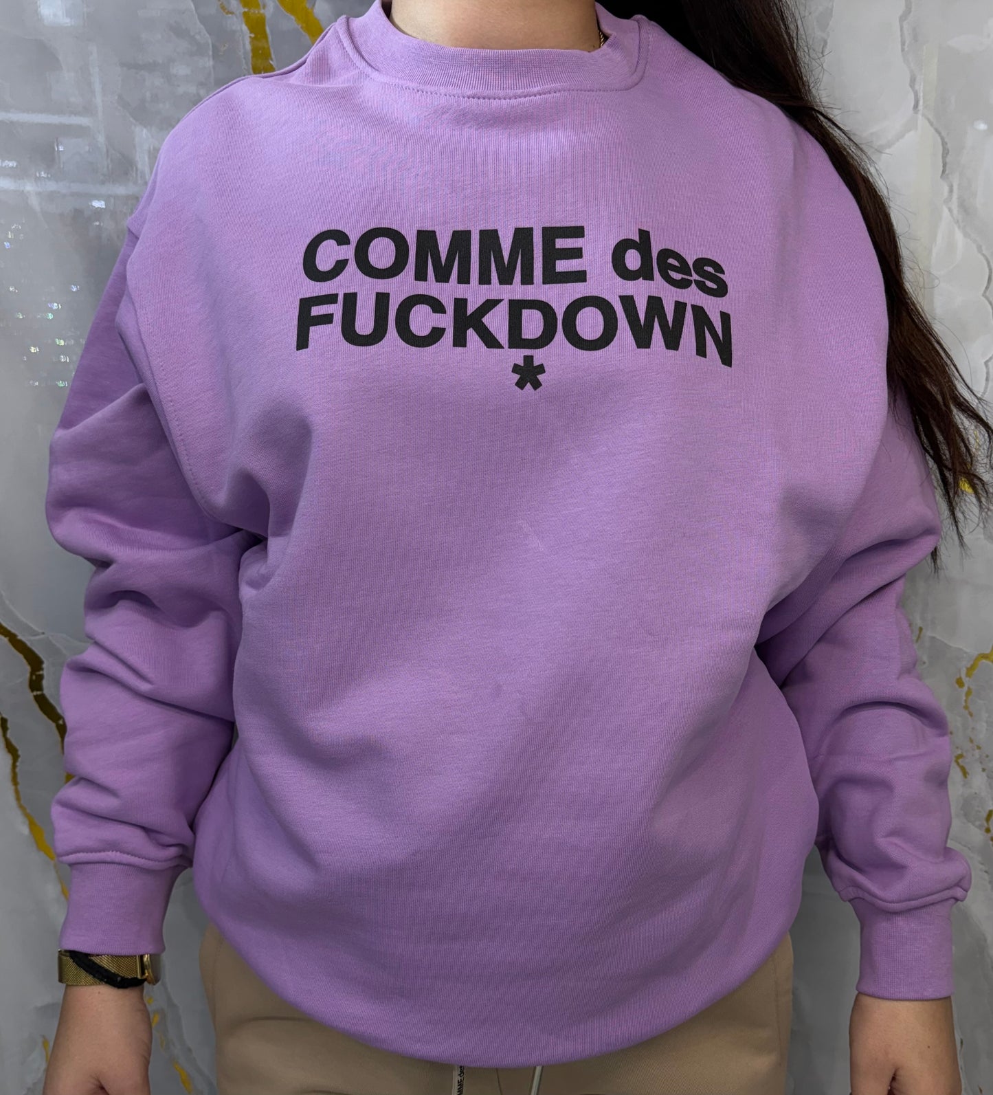 Felpa senza cappello COMME des duck