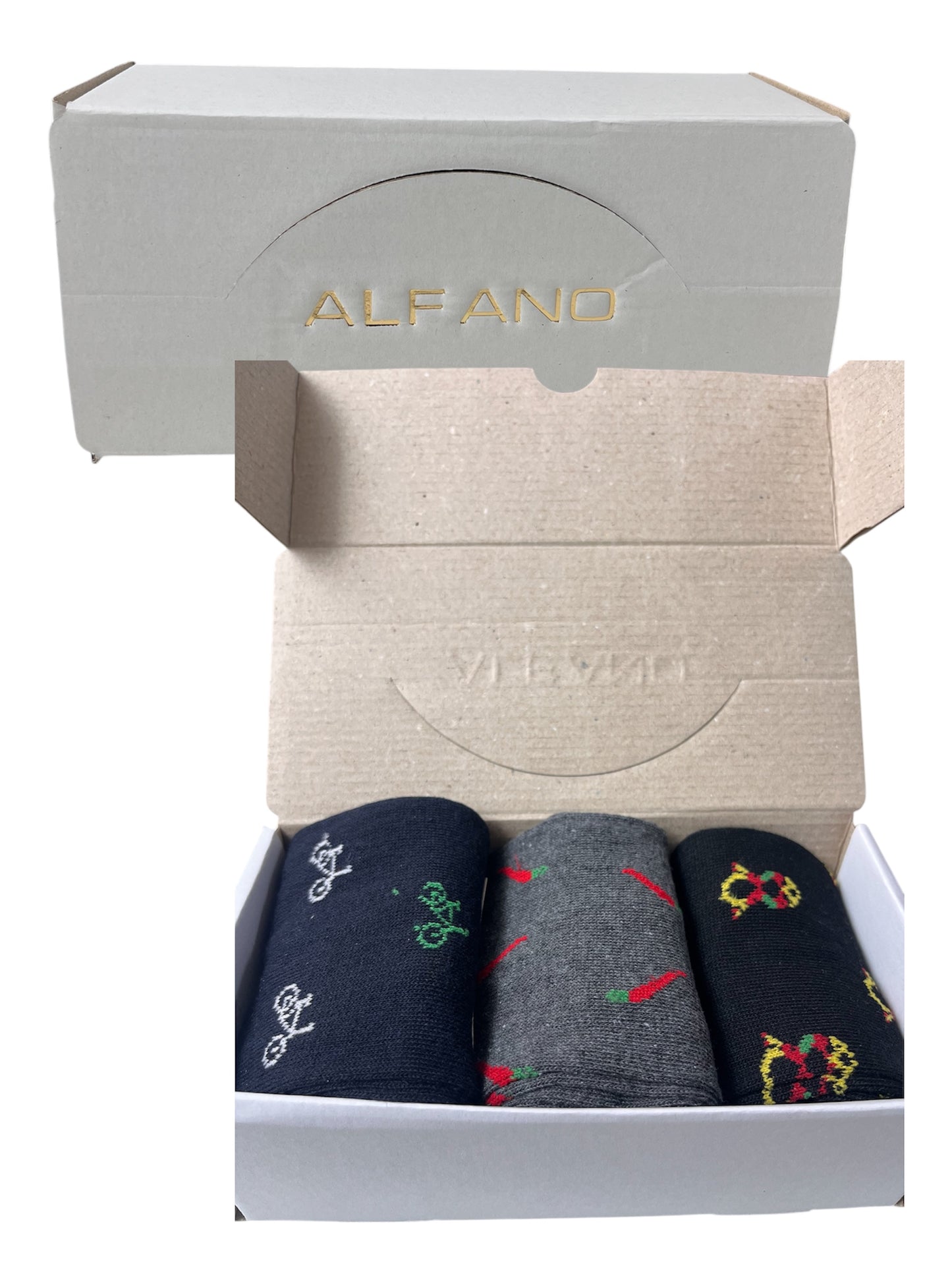 Alfano - Box calza 6 pezzi assortiti