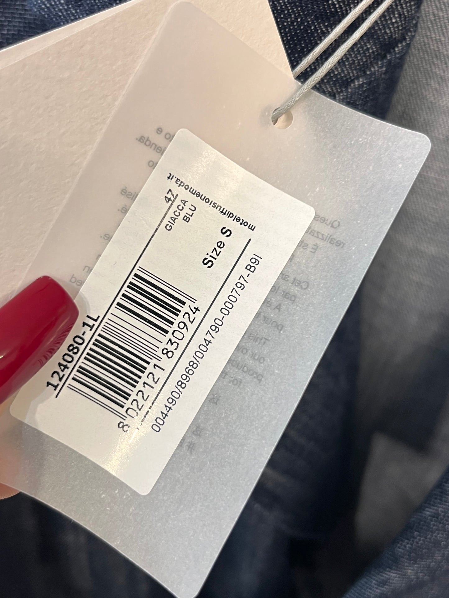 Giacca Motel in denim