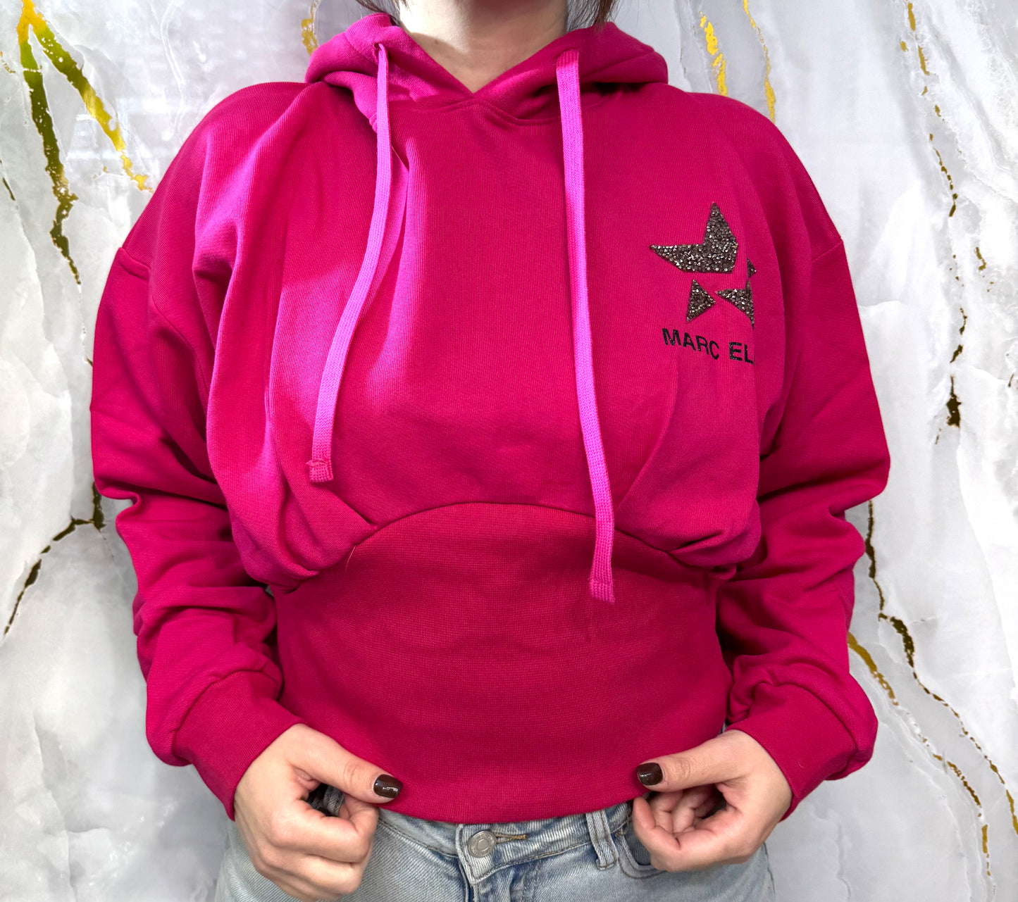 Felpa con stella Marc Ellis