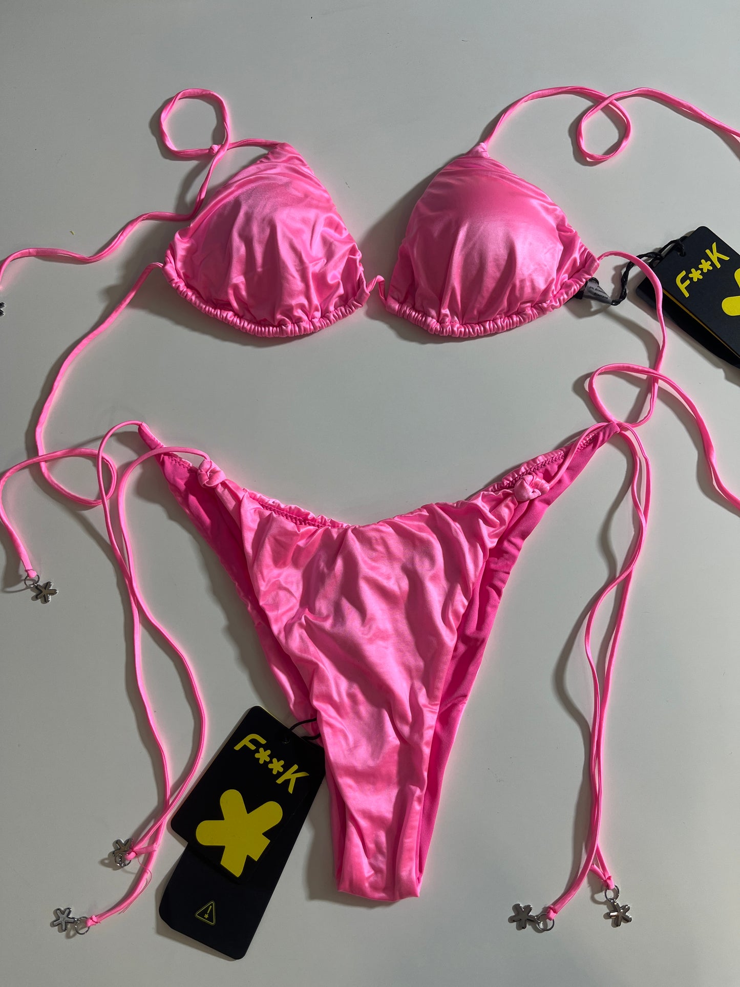 Bikini triangolo laccetti  F**K - FK24