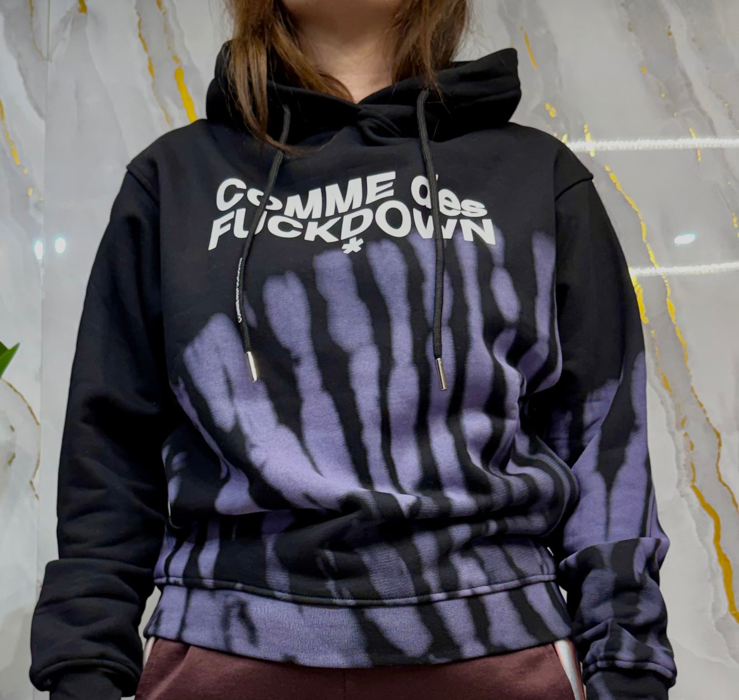 Felpa singola sfumature COMME des FUCKDOWN