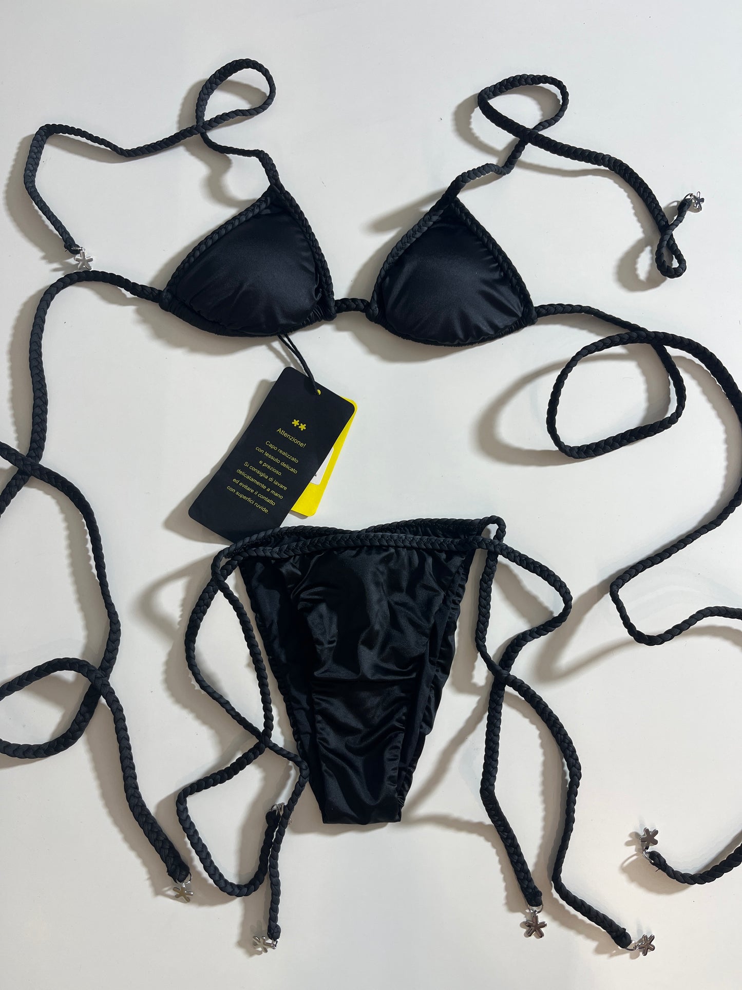 Bikini triangolo laccetti intrecciati F**K - FK24