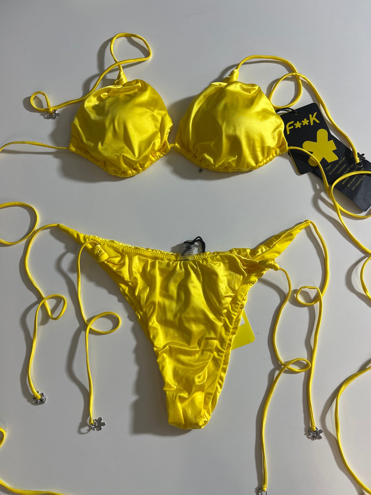 Bikini triangolo laccetti  F**K - FK24