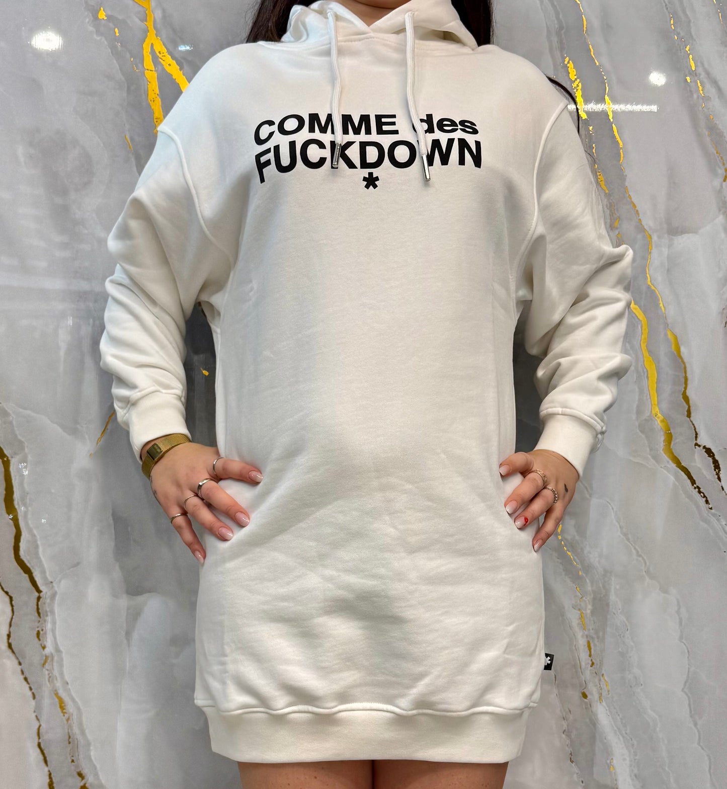 Felpone a vestito COMME des FUCKDOWN