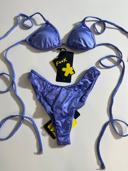 Bikini triangolo laccetti intrecciati F**K - FK24